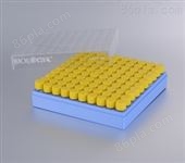89-3054巴罗克biologix 0.5ml预置2D码冻存管（黄色盖子）+1英寸蓝色冻存盒