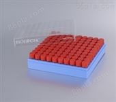 89-3051巴罗克biologix 0.5ml预置2D码冻存管（红色盖子）+1英寸蓝色冻存盒